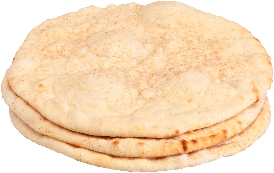 Pita Original White Flat Authentic Pita Bread, 7 Inch -- 120 Per Case