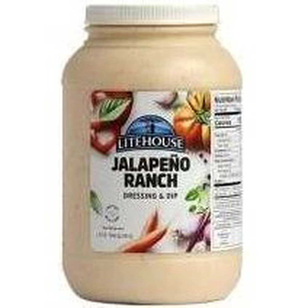 Litehouse Premium Jalapeno Ranch Dressing, 1 Gallon -- 2 Per Case