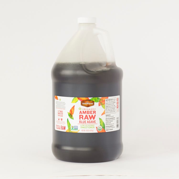 Madhava Amber Raw Agave Honey, 176 Ounce -- 4 Per Case