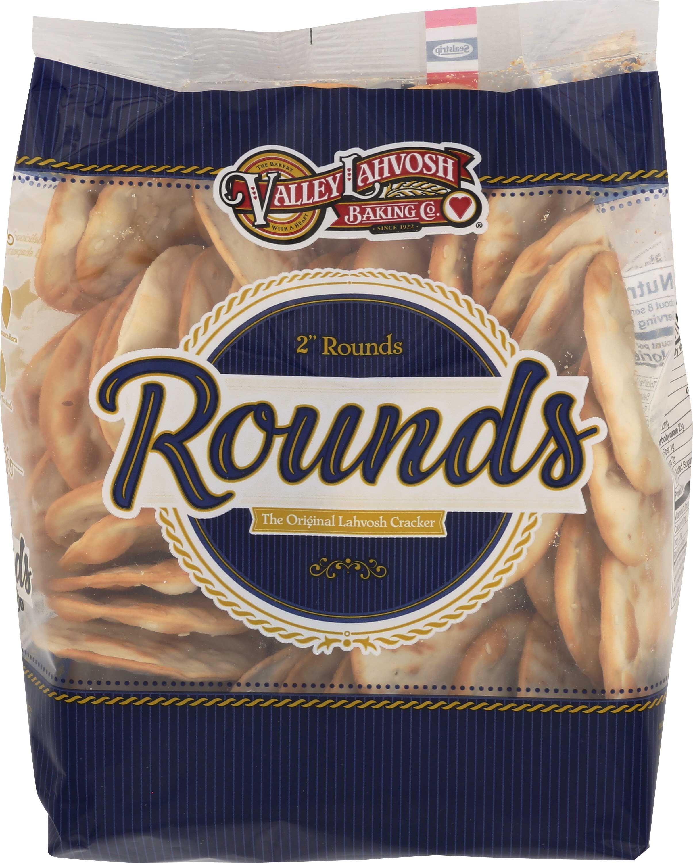 Valley Lahvosh Original Cracker Bread, 2 Inch -- 12 Per Case