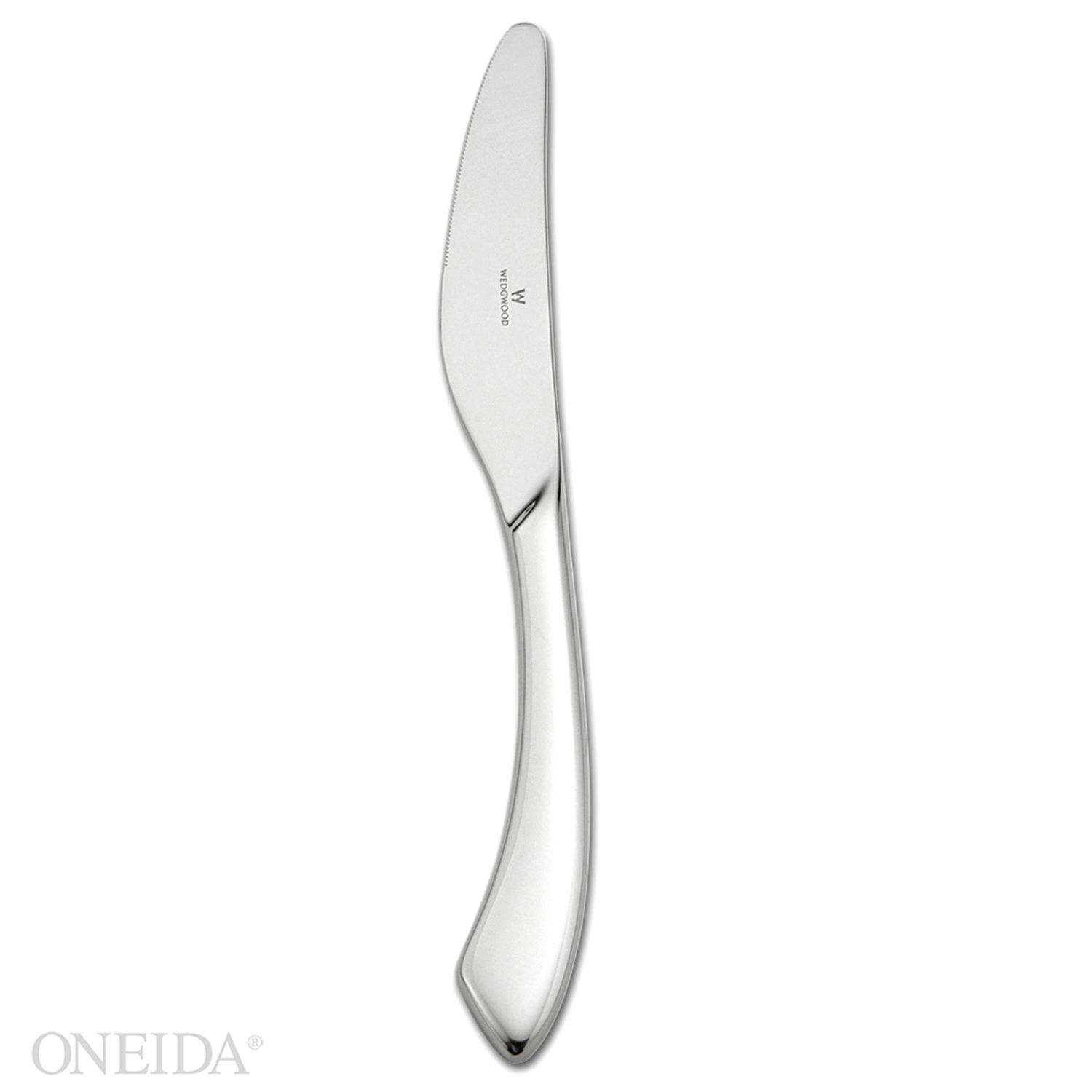 Oneida Wedgwood Table Knife, Reflections Stainless Steel Pattern -- 12 Per Case