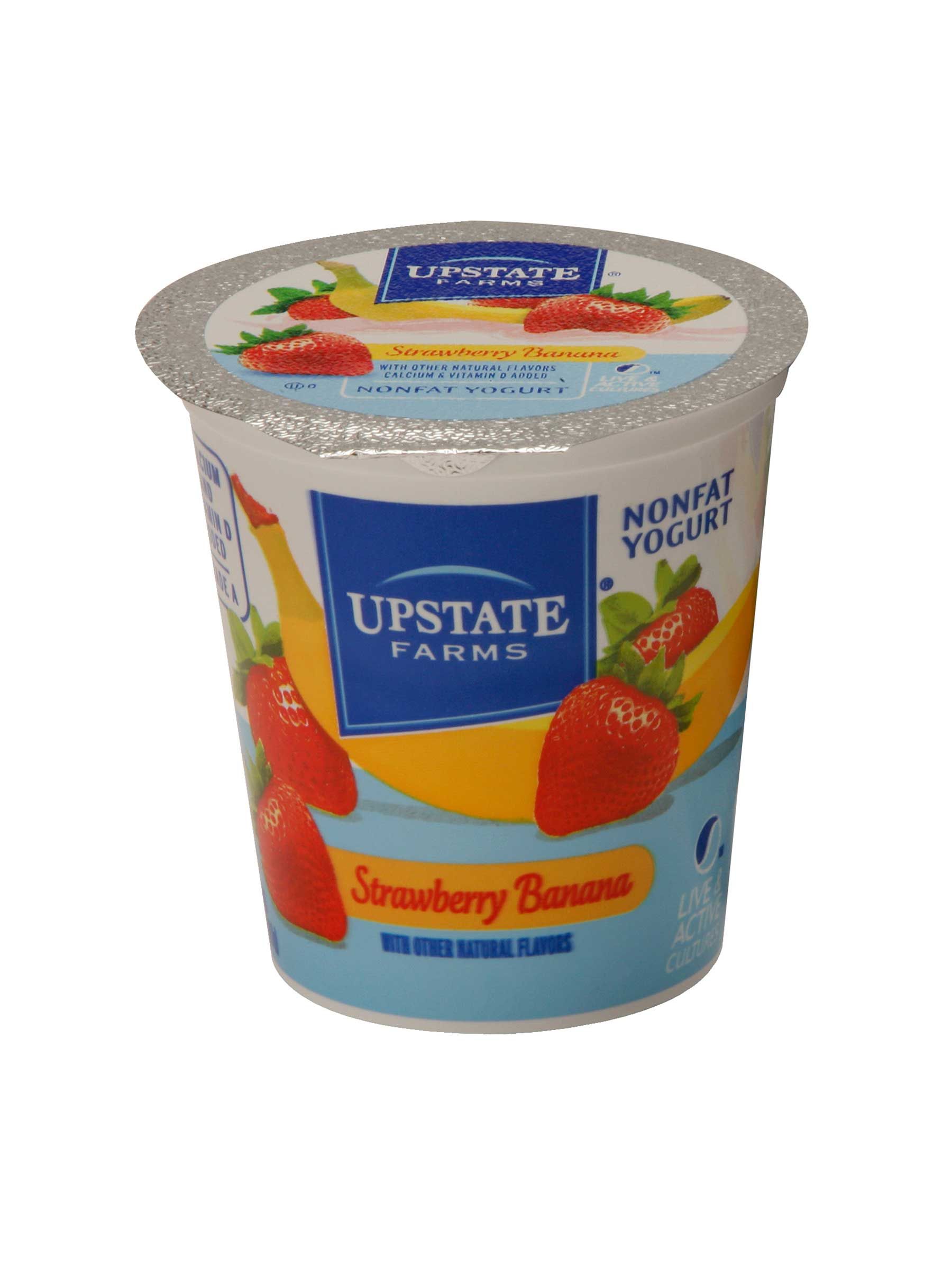 Upstate Farms Coop Strawberry Banana Rich And Creamy Yogurt, 8 Ounce -- 12 Per Case