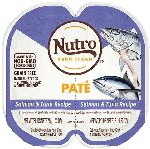 Nutro Perfect Portion Salmon And Tuna Loaf Adult Wet Cat Food, 2.65 Ounce -- 24 Per Case