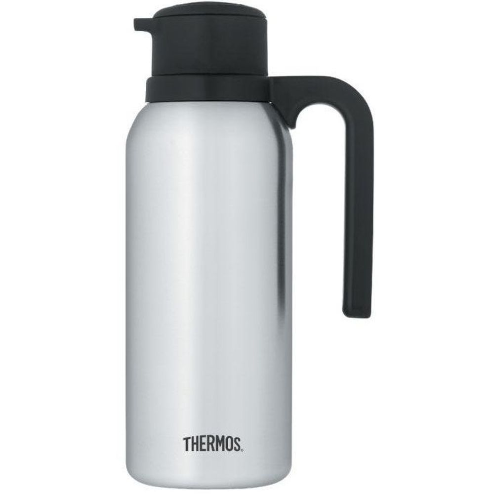 Thermos Stainless Steel Twist And Pour Vacuum Carafe, 32 Ounce -- 6 Per Case