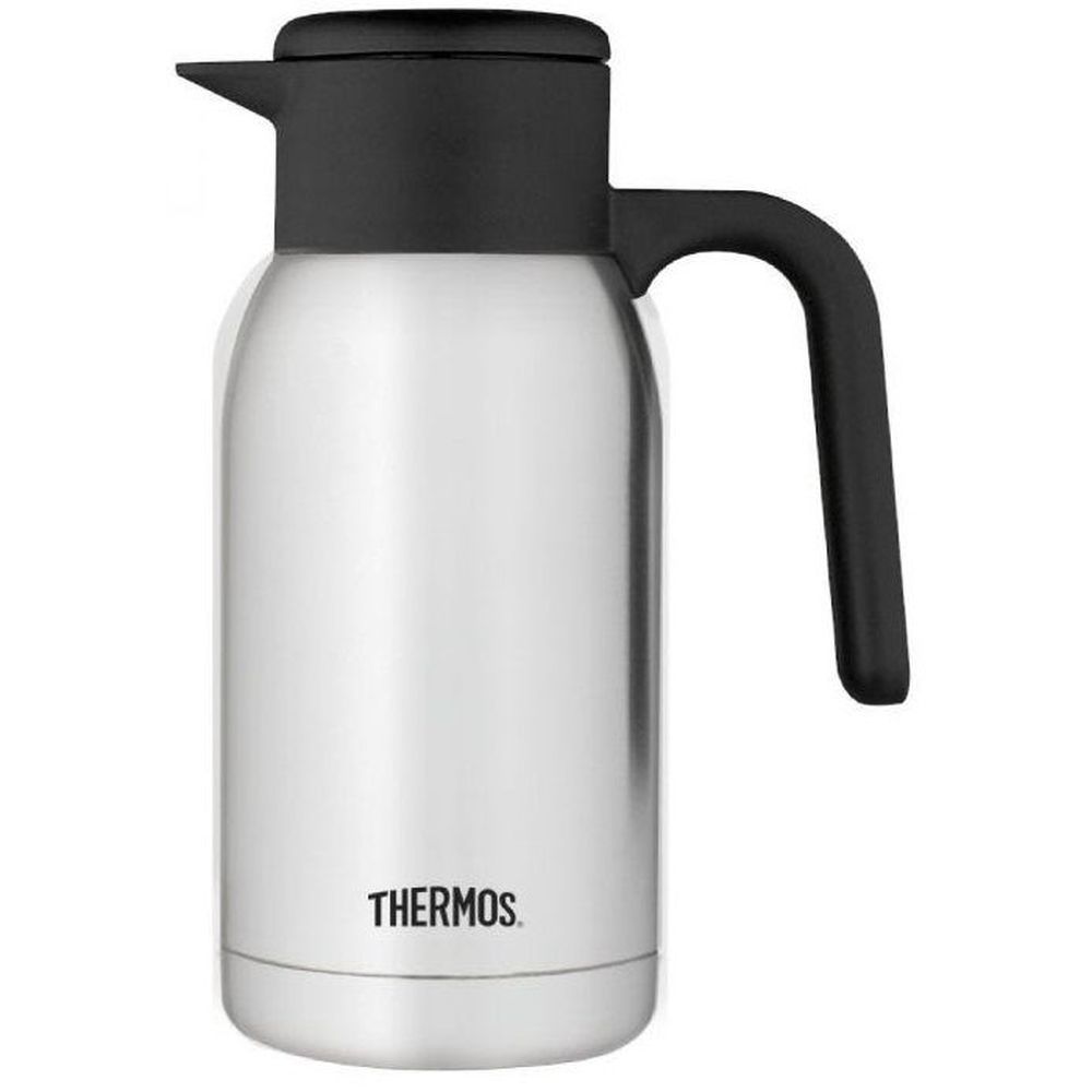 Thermos Stainless Steel Twist And Pour Vacuum Carafe, 34 Ounce -- 6 Per Case