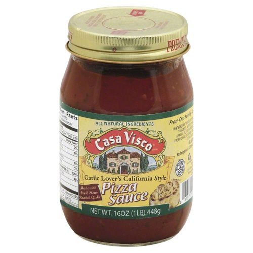 Casa Visco California Style Garlic Pizza Sauce, 16 Ounce -- 6 Per Case
