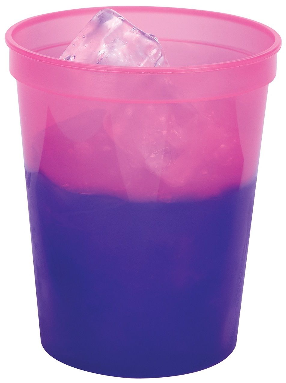 Wna Memorables Pink To Purple Color Change Cup, 16 Ounce, 25 Count -- 20 Per Case