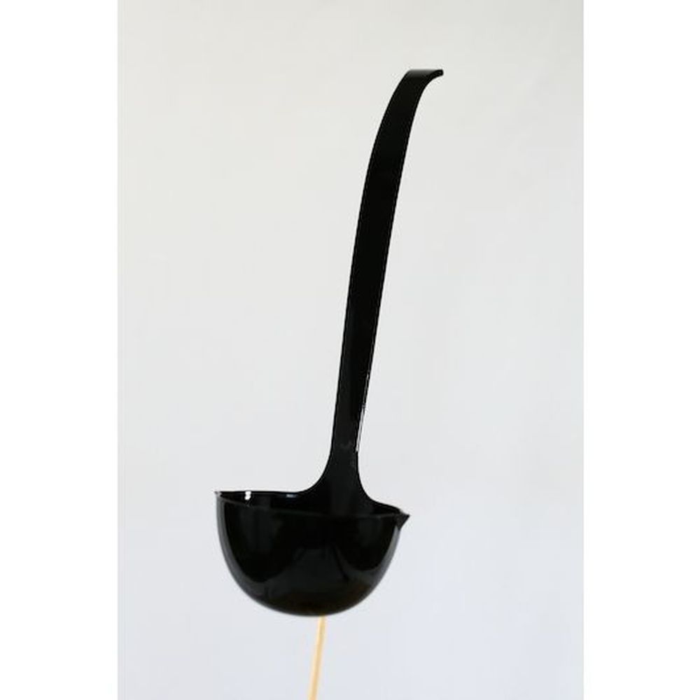 Essentials Black Punch Ladle -- 48 Per Case