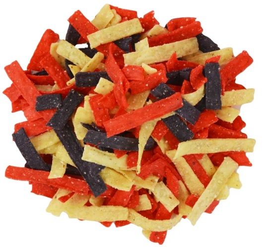 Sugar Foods Tri Color Tortilla Strips, 3.13 Pound