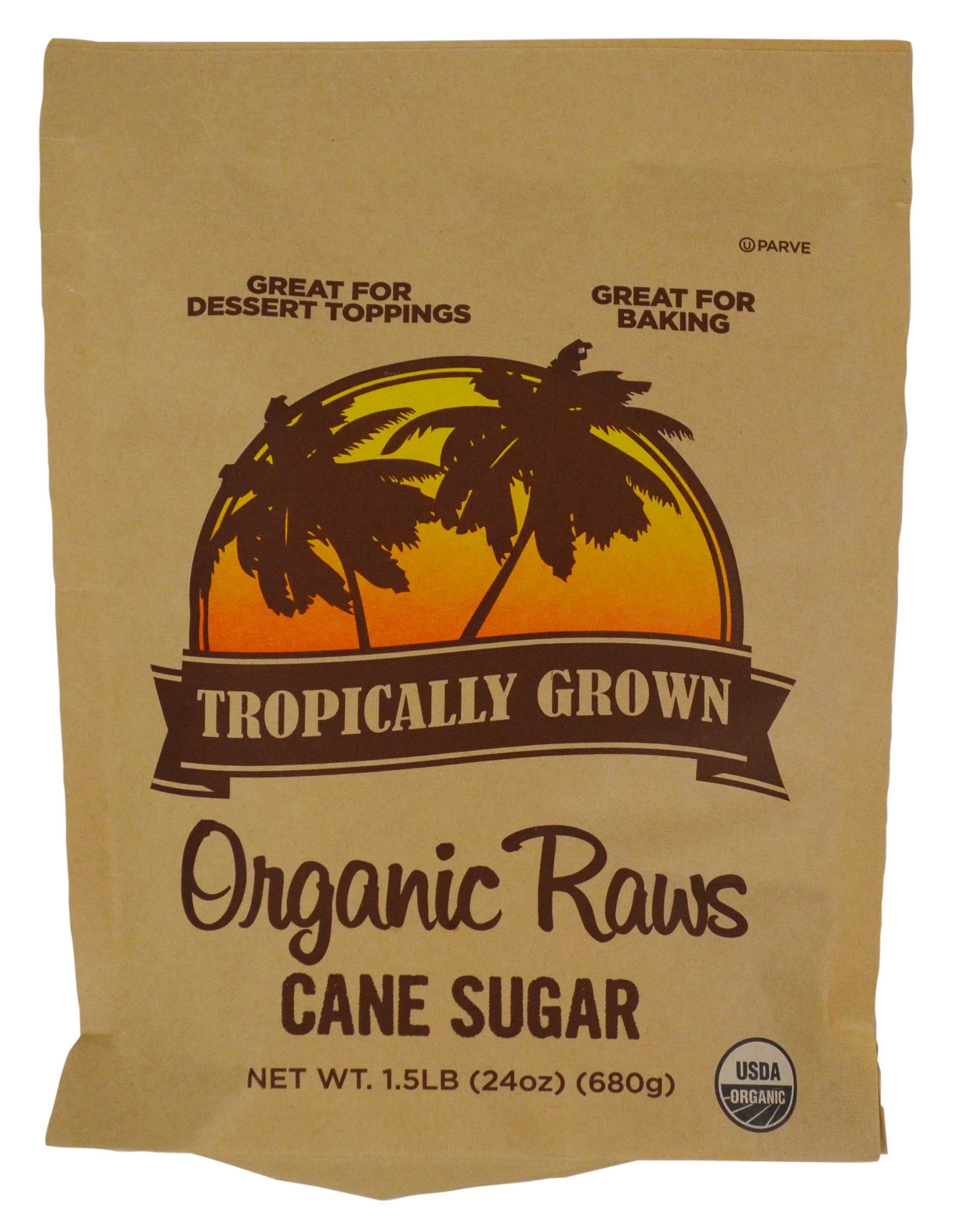 Island Crystals Turbinado Sugar, 24 Ounce -- 12 Per Case