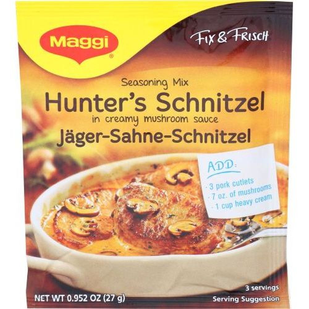 Maggi Jager Schnitzel Hunters Seasoning Mix, 0.952 Ounce -- 22 Per Case