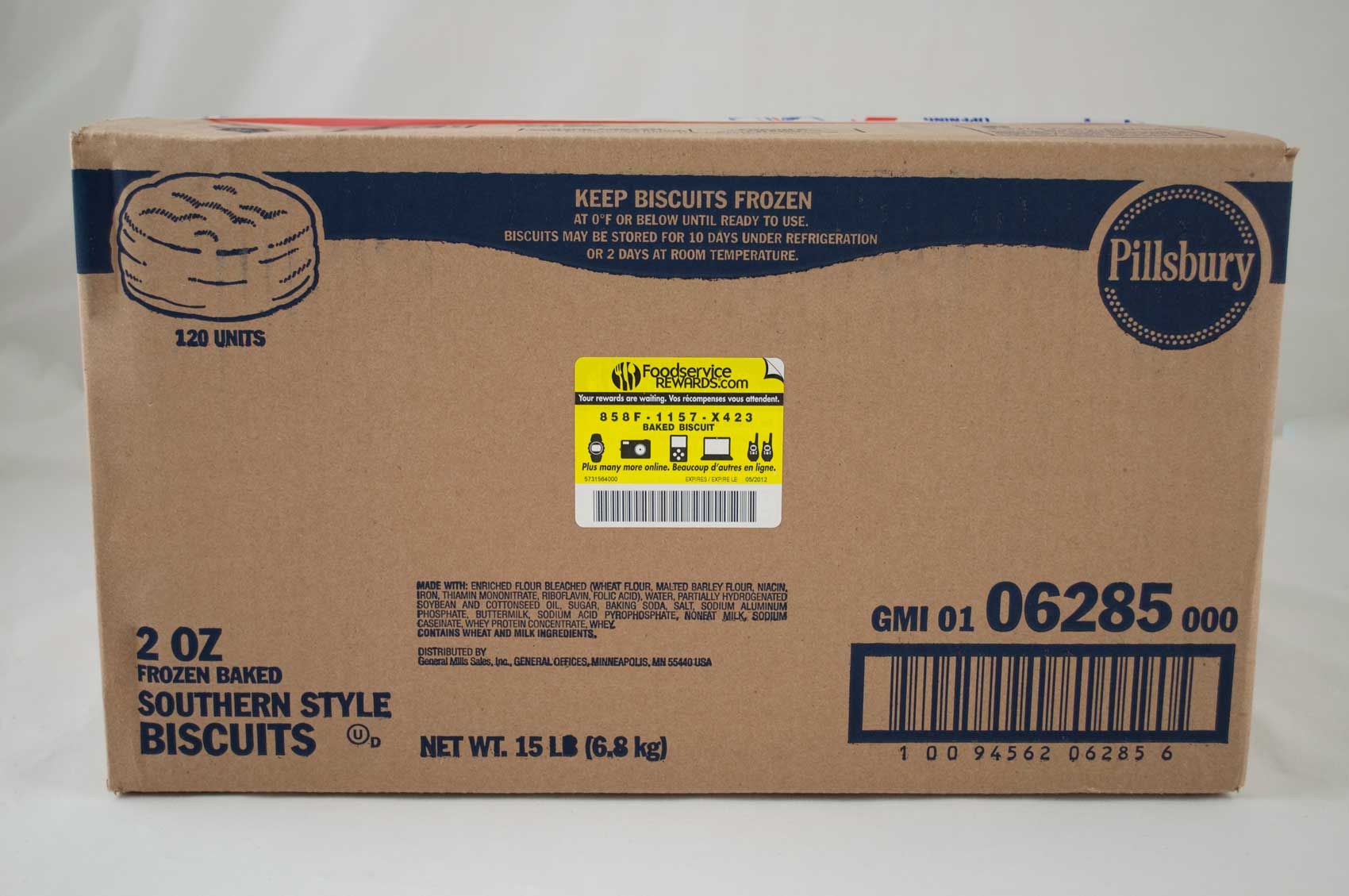 Pillsbury Baked Southern Style Biscuit, 2 Ounce -- 120 Per Case