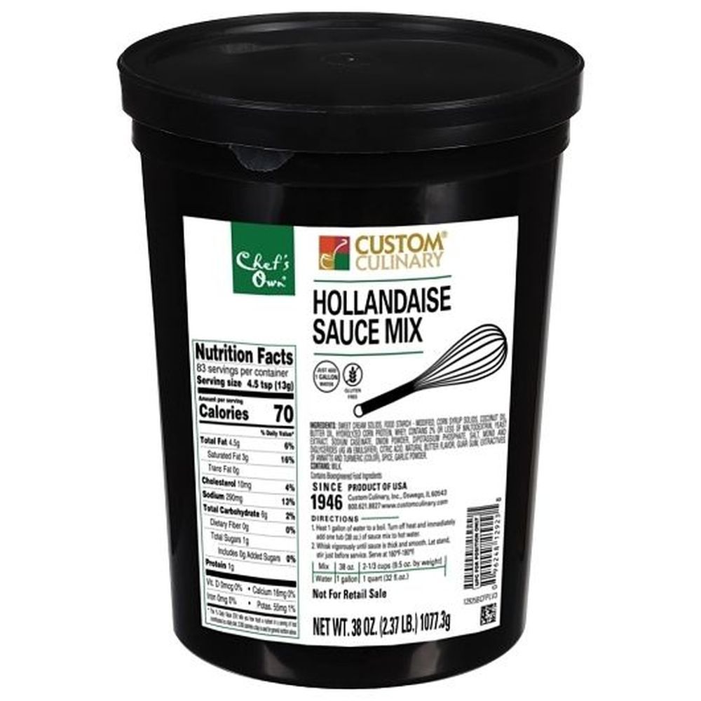 Chef's Own Hollandaise Sauce Mix, 38 Ounce -- 4 Per Case