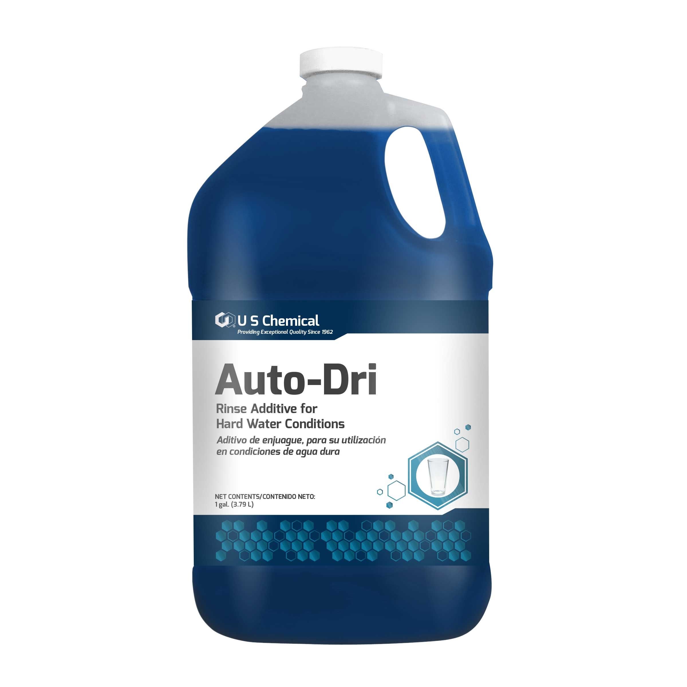 U S Chemical Automatic Dri Rinse Additive Liquid, 1 Gallon -- 4 Per Case