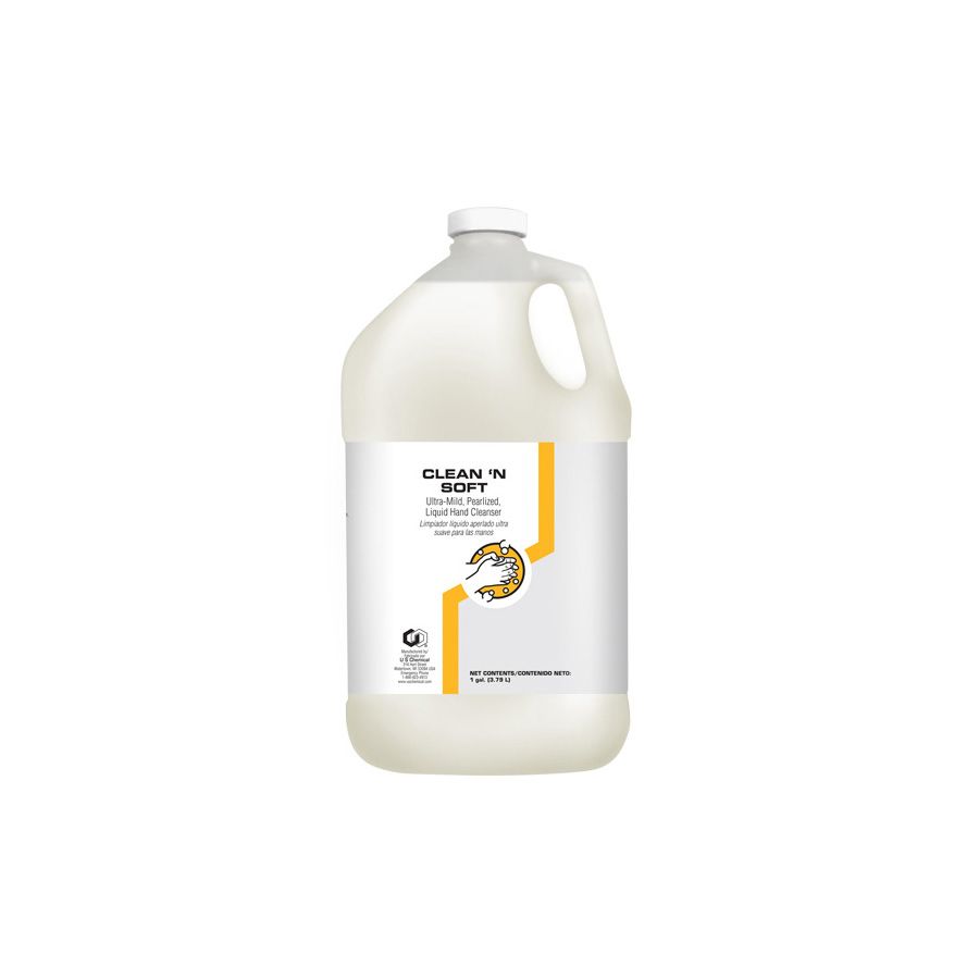U S Chemical Clean Soft Hand Soap Liquid, 1 Gallon -- 4 Per Case