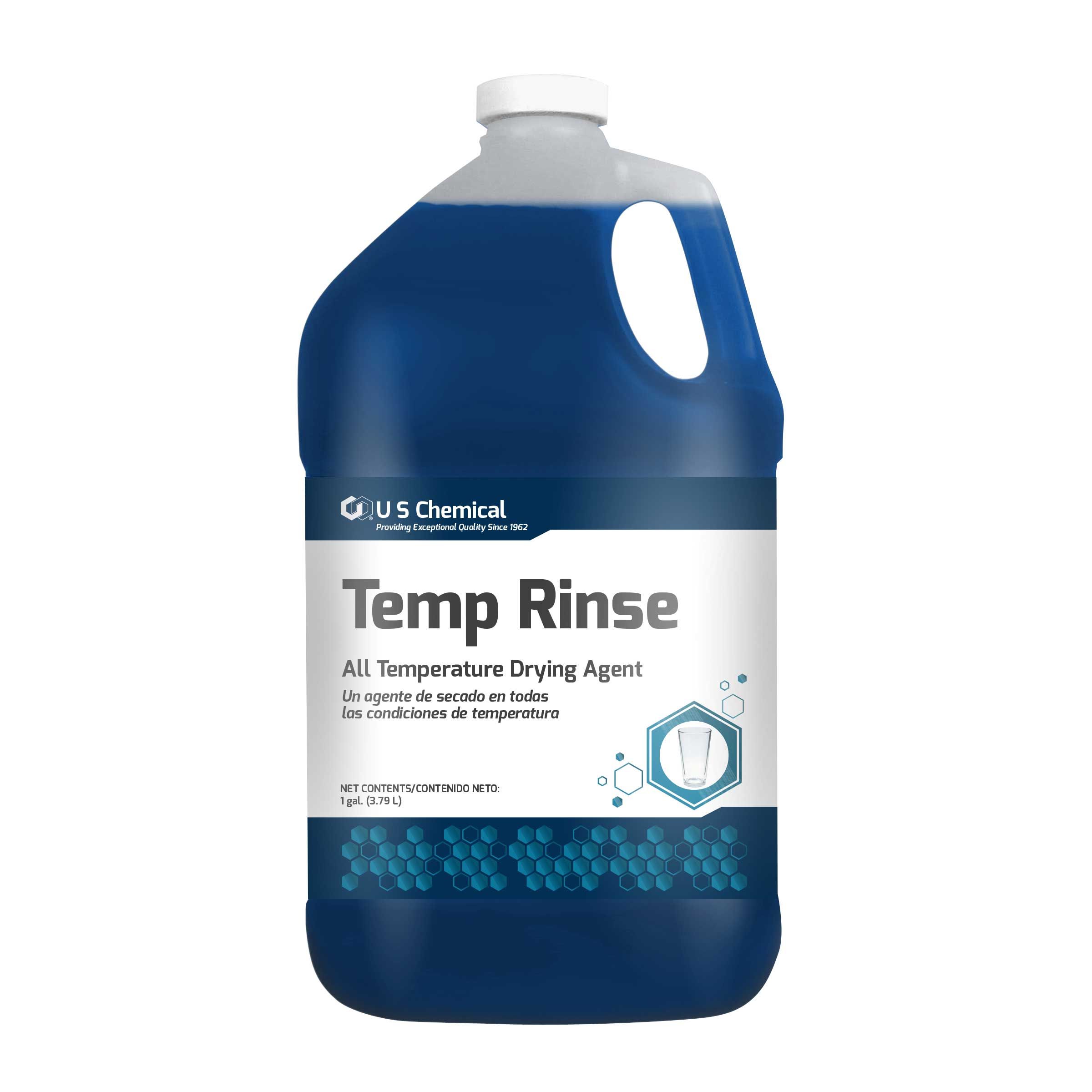 U S Chemical Rinse Additive Liquid 057500, 1 Gallon -- 4 Per Case