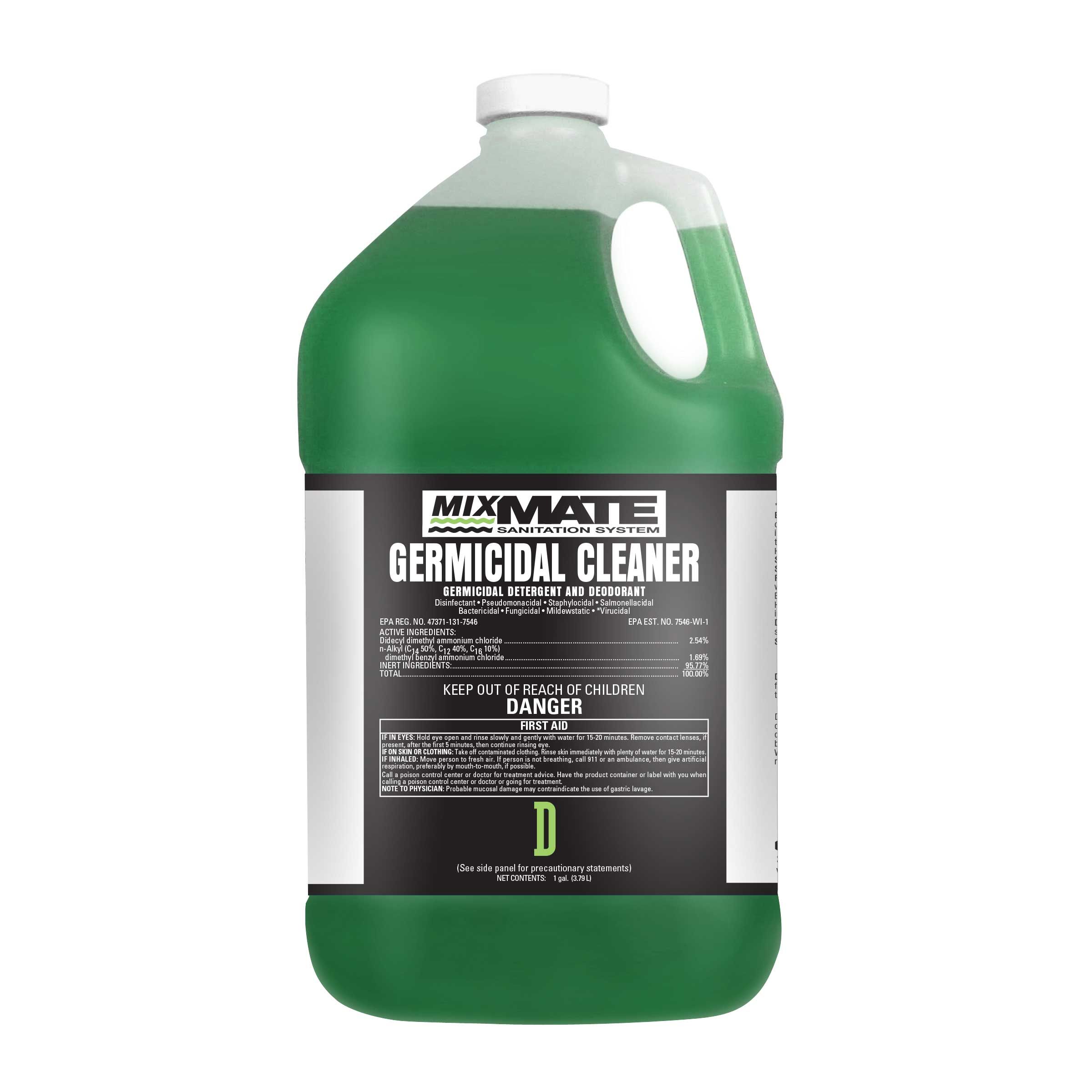 Mixmate Concentrate Germicidal Cleaner, 1 Gallon -- 2 Per Case