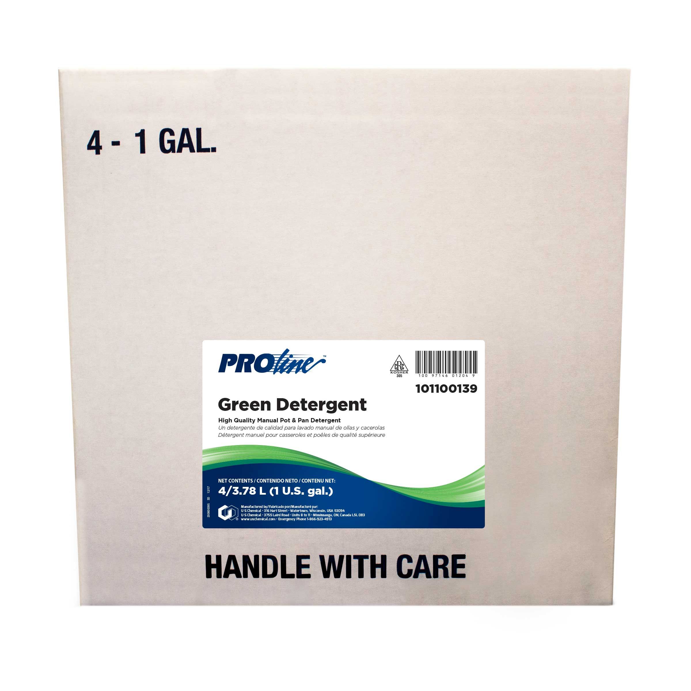 Proline Green Detergent, 1 Gallon -- 4 Per Case