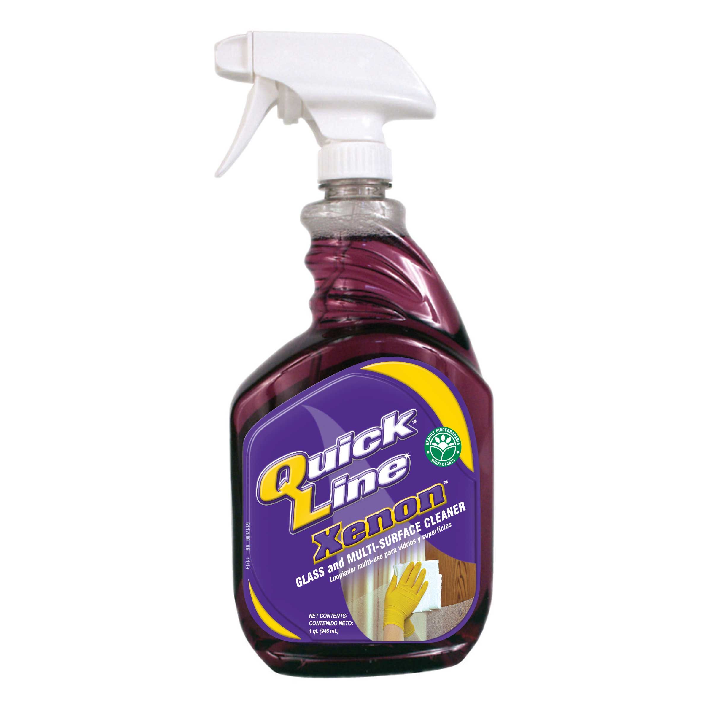 Quickline Xenon Glass And Multi-surface Cleaner, 32 Ounce -- 6 Per Case