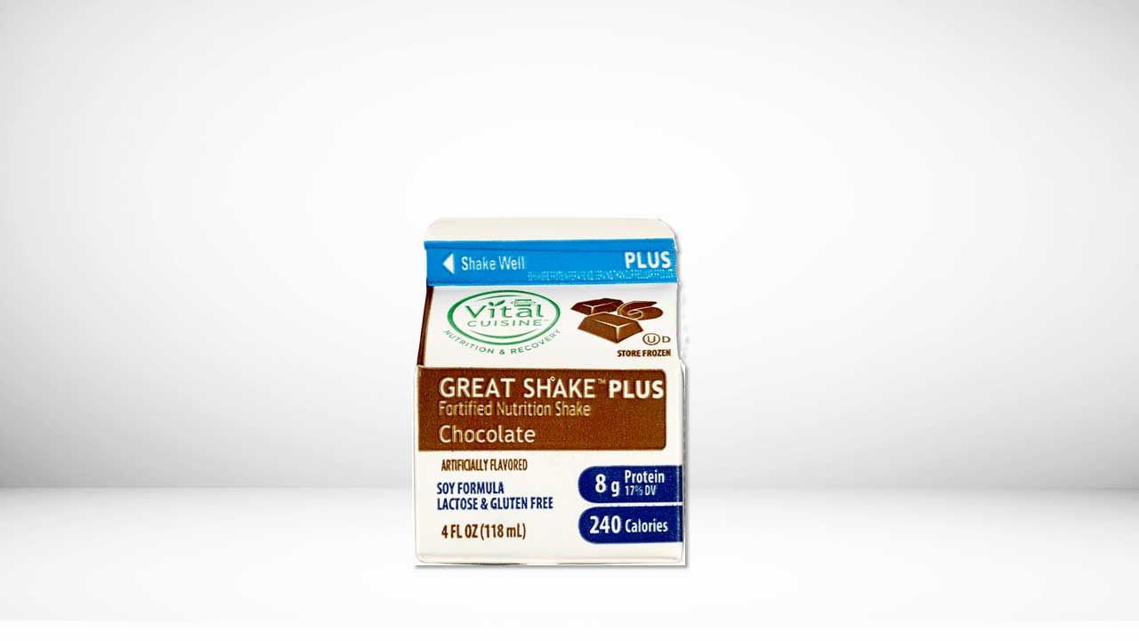 Great Shake Chocolate Plus Nutritional Soy Shake, 4 Ounce -- 50 Per Case