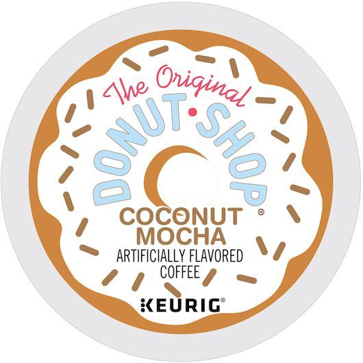 The Original Donut Shop Coconut Mocha K Cup Coffee Pod, 24 Count -- 4 Per Case