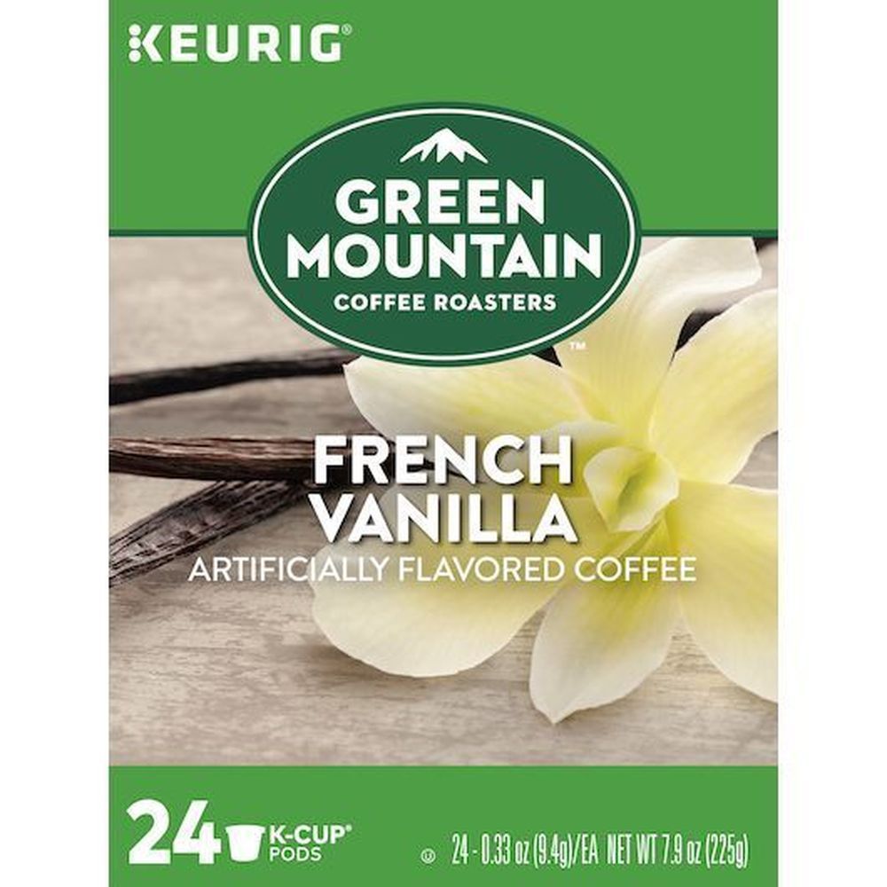 Green Mountain Coffee Roasters French Vanilla K Cup Coffee Pod, 24 Count -- 4 Per Case