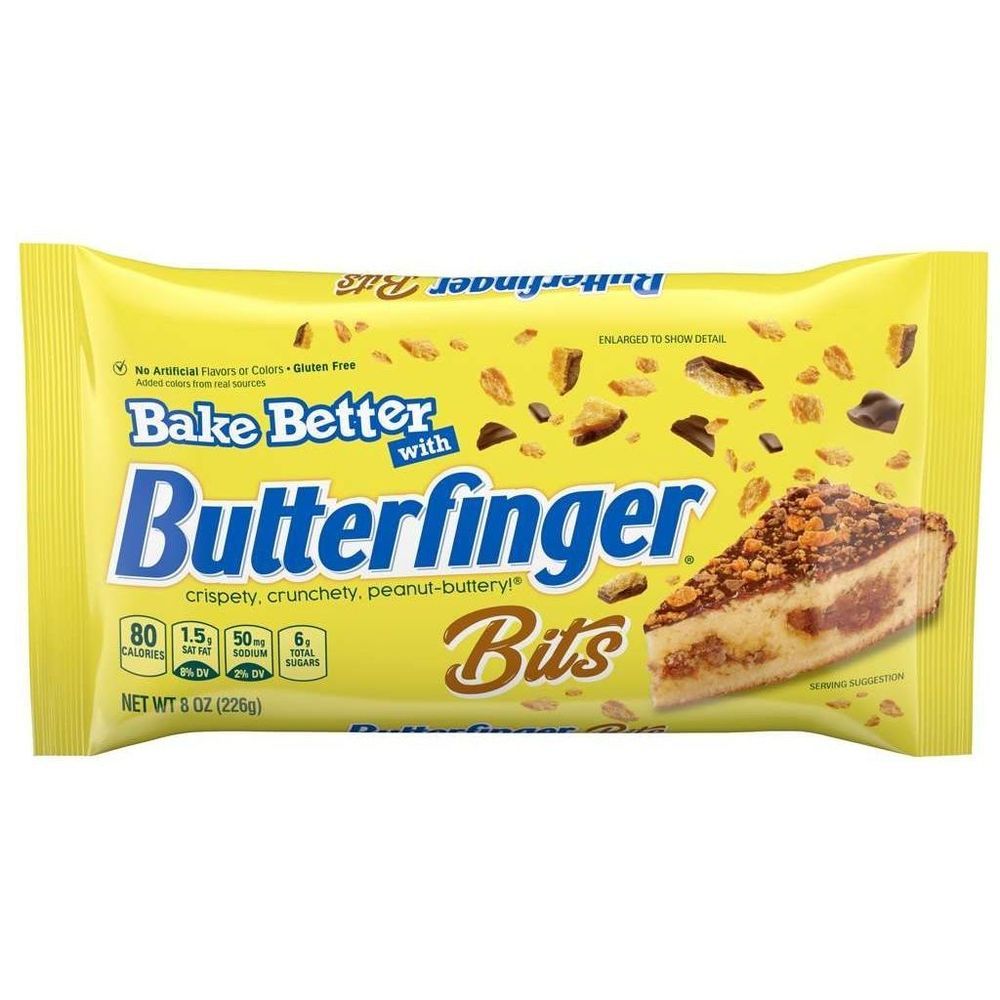 Butterfinger Baking Bits, 8 Ounce -- 12 Per Case