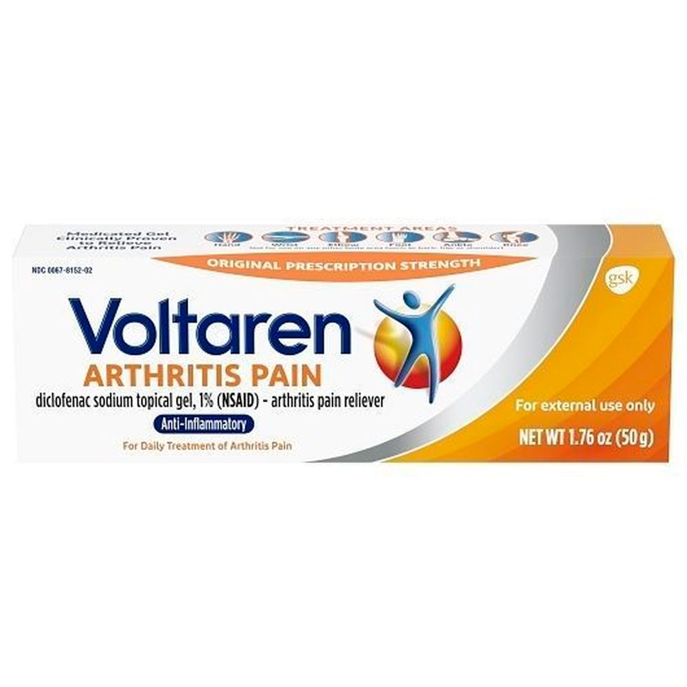 Voltaren Topical Arthritis Pain Relief Gel, 50 Gram -- 24 Per Case
