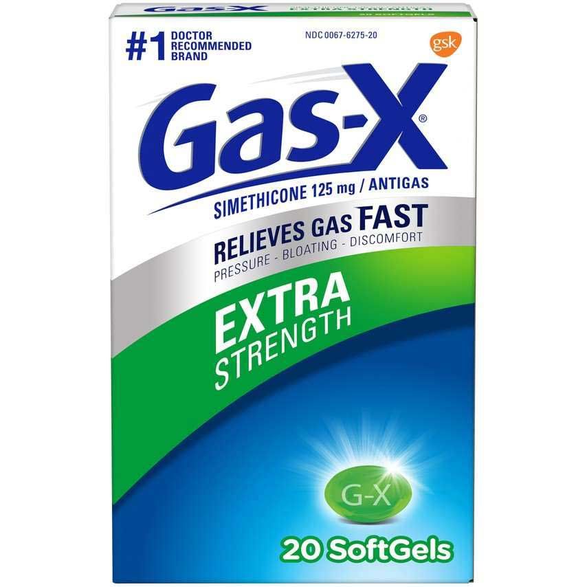 Gas-x Extra Strength Soft Gel, 20 Count -- 24 Per Case