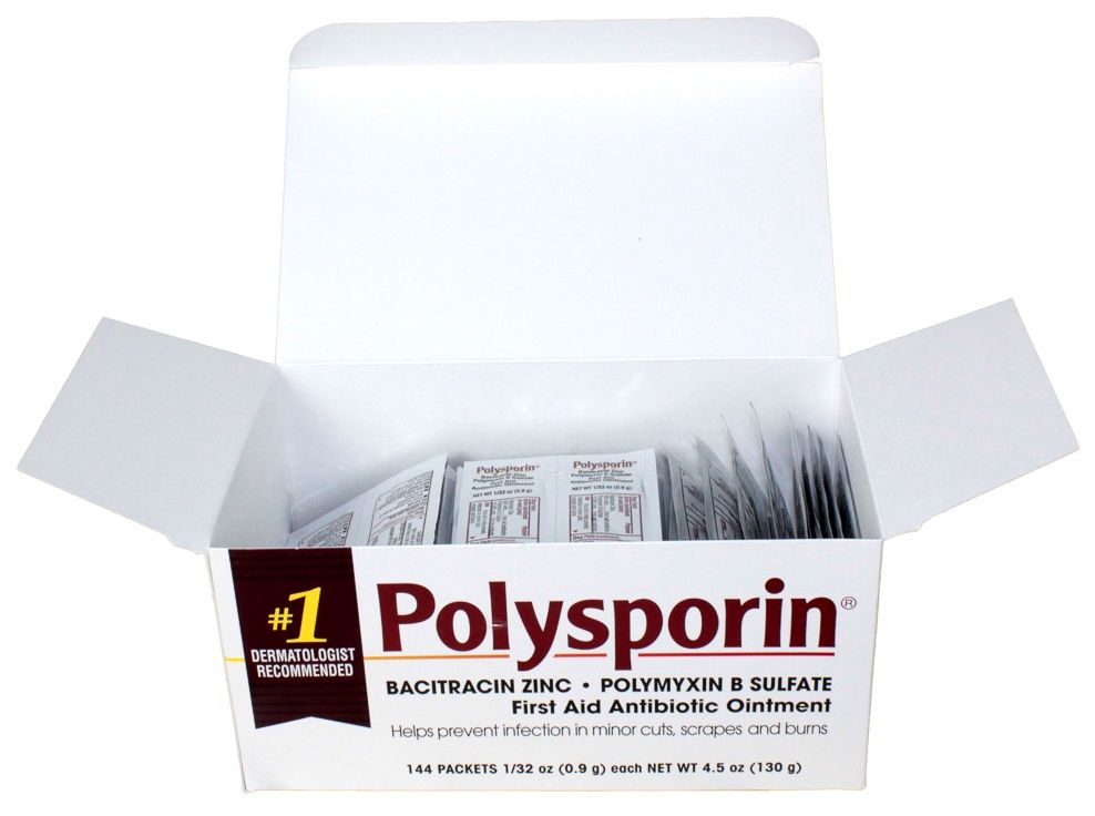 Polysporin Ointment Foil Pack, 144 Count -- 12 Per Case