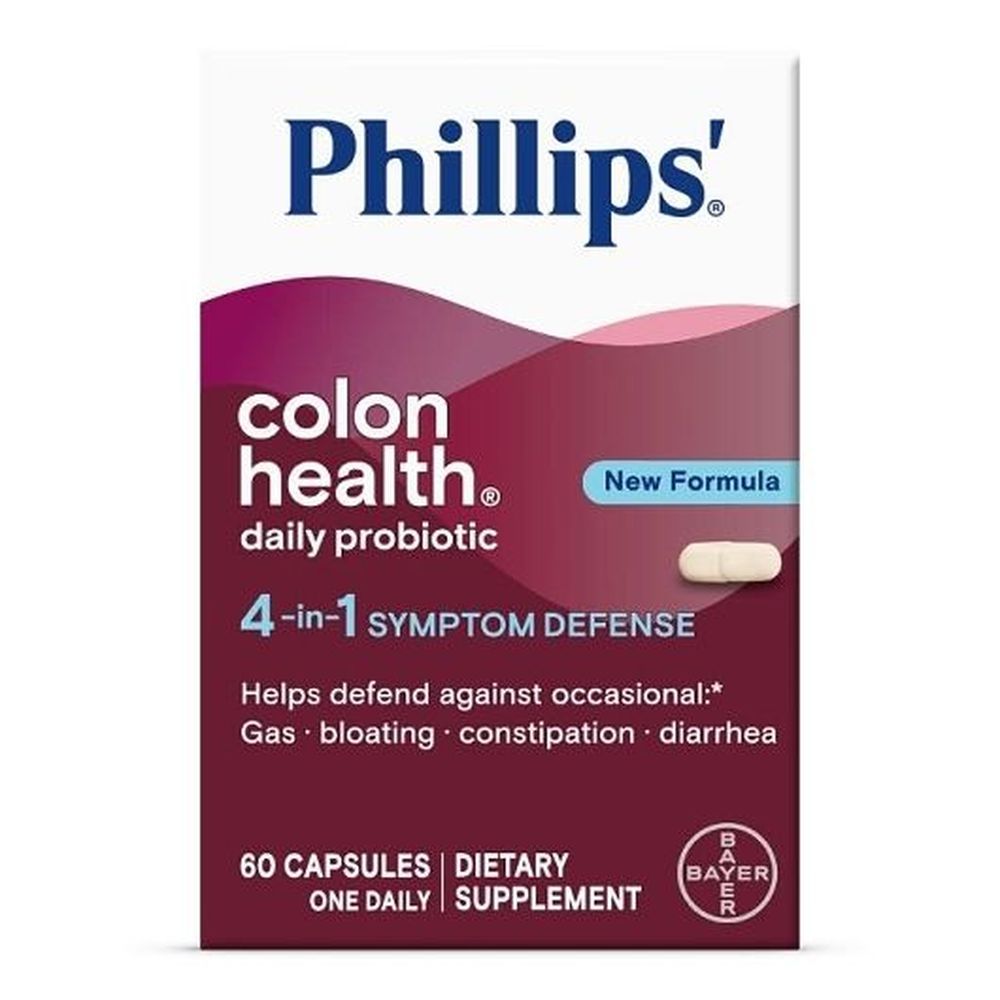One A Day Phillips Colon Health Capsules, 60 Count -- 24 Per Case