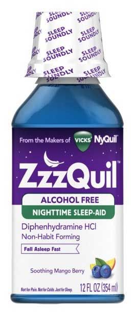 Zzzquil Mango Berry Nighttime Sleeping Aid, 12 Fluid Ounce -- 12 Per Case