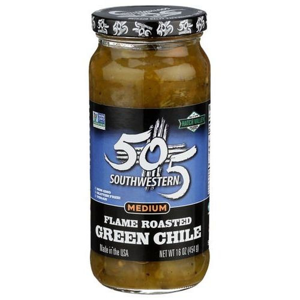 505 Southwestern Flame Roasted Green Chile Medium Salsa, 16 Ounce -- 12 Per Case