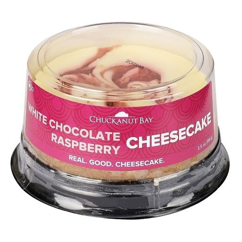 Chuckanut Bay White Chocolate Raspberry Cheesecake, 3.5 Ounce -- 12 Per Case
