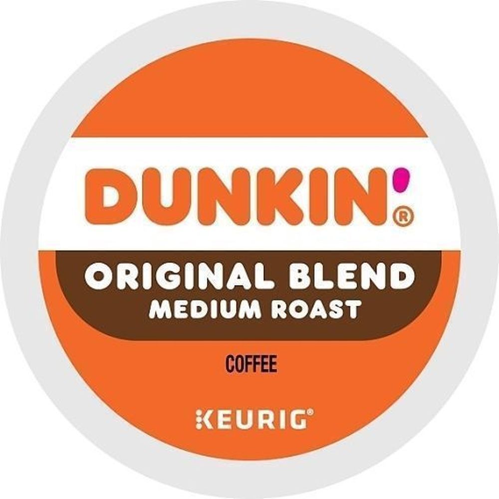 Dunkin Donuts Medium Roast Original Blend K Cup Coffee Pod, 22 Count -- 4 Per Case