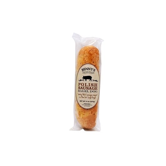 Bennys Individually Packaged Polish Sausage Bagel Dog, 12 Count