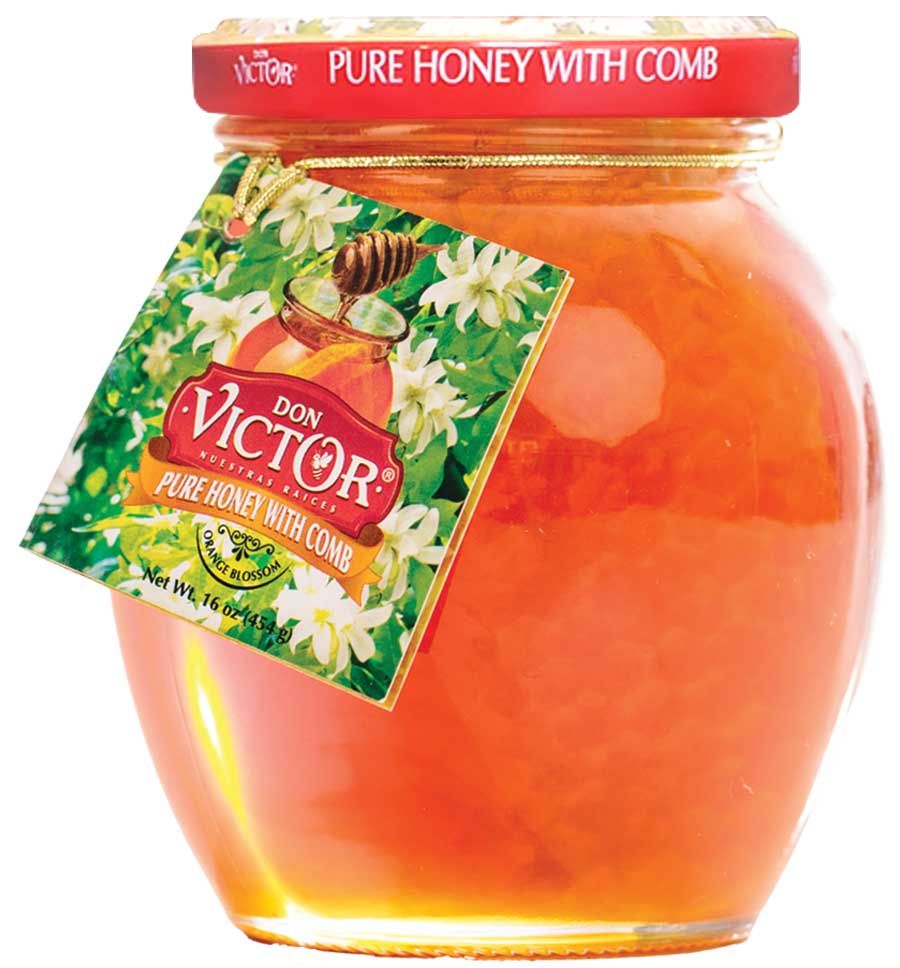 Don Victor Pure Honey With Comb, 16 Ounce -- 6 Per Case