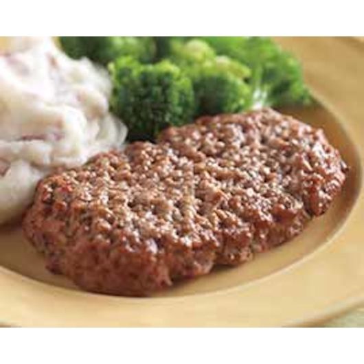 Strauss Fully Cooked Grass Fed Beef Meatloaf Patty, 3 Ounce -- 54 Per Case