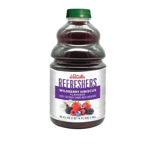 Dr. Smoothie Refreshers Wildberry Hibiscus Flavored Smoothie, 46 Ounce -- 6 Per Case