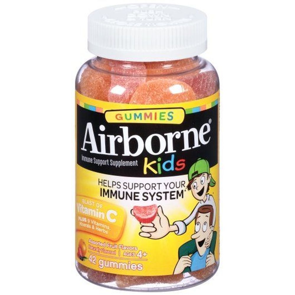 Airborne Immune Support Gummies For Kids, 42 Count -- 12 Per Case