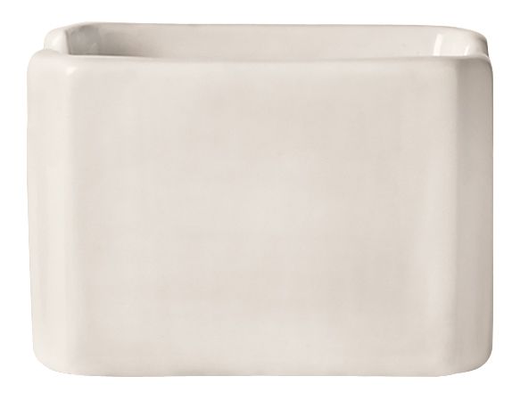 World Tableware Bright White Porcelana And Ultima Sugar Packet Holder, 2 5/8 X 3 7/16 X 2 3/8 Inch -- 48 Per Case