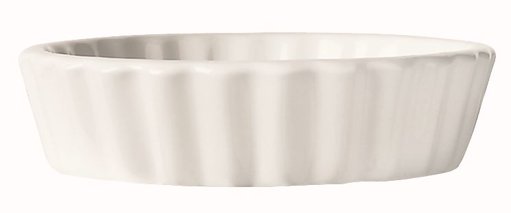 World Tableware Bedrock Bright White Round Creme Brulee, 8 Ounce -- 24 Per Case
