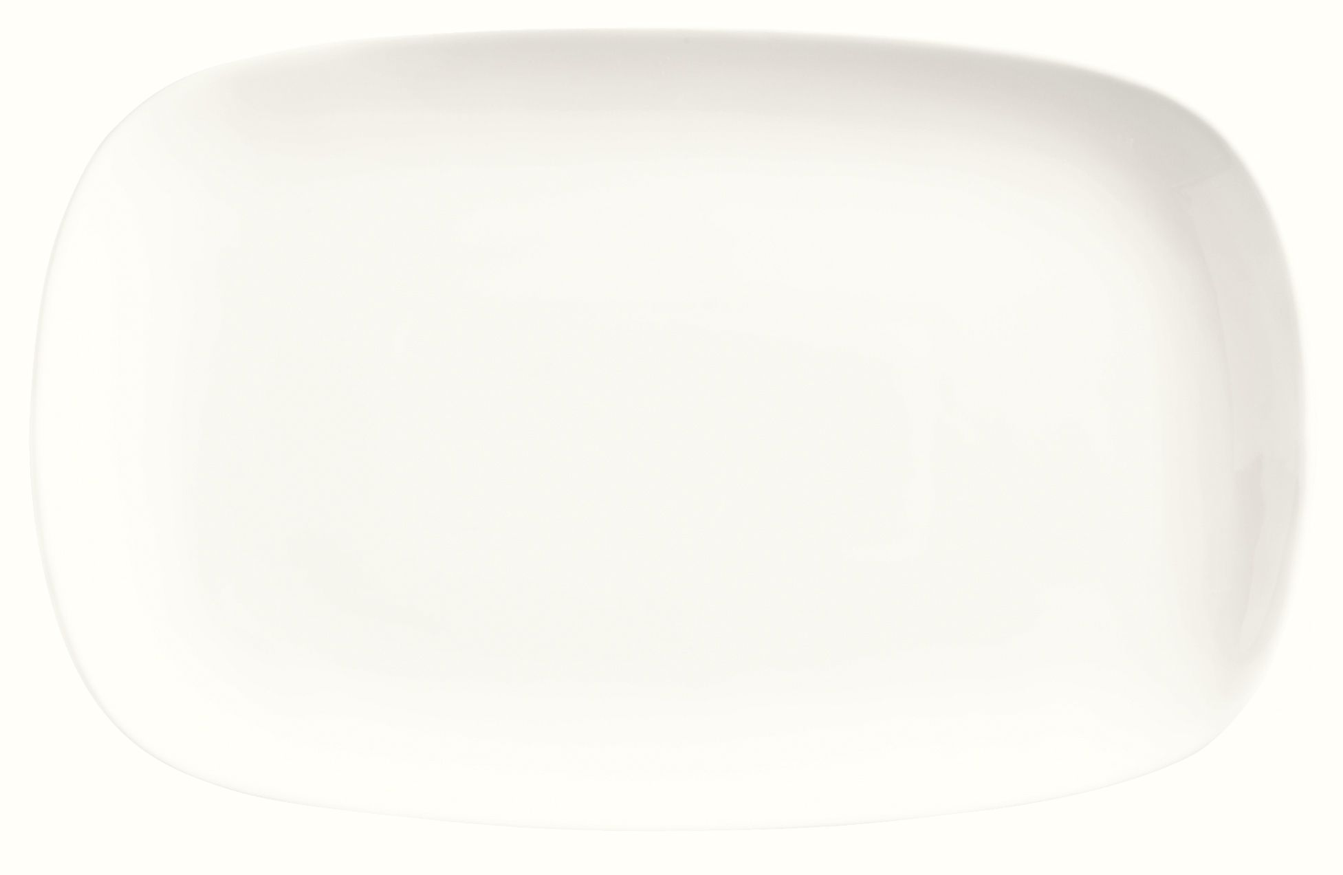 World Tableware Chefs Selection Porcelain Ultra Bright White Rectangle Coupe Platter, 12.5 X 8.25 Inch -- 12 Per Case