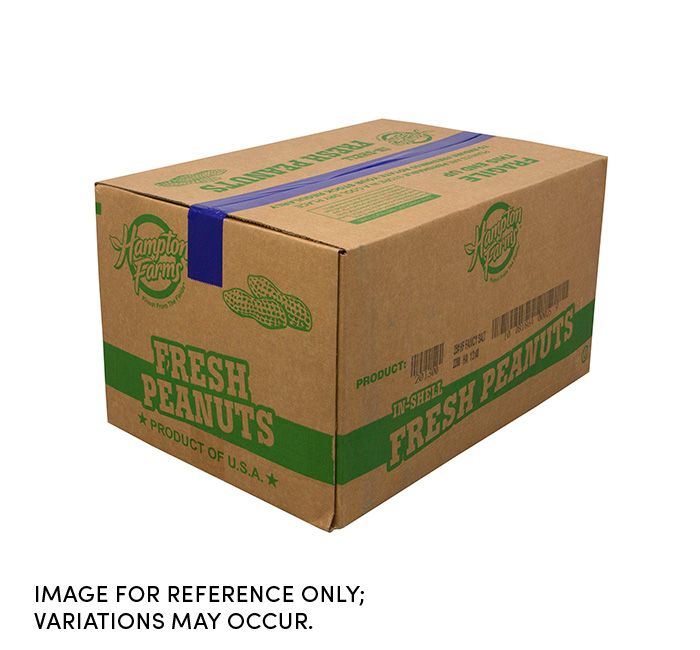 Commodity Roasted & Salted In-shell Peanut Box, 25 Pound