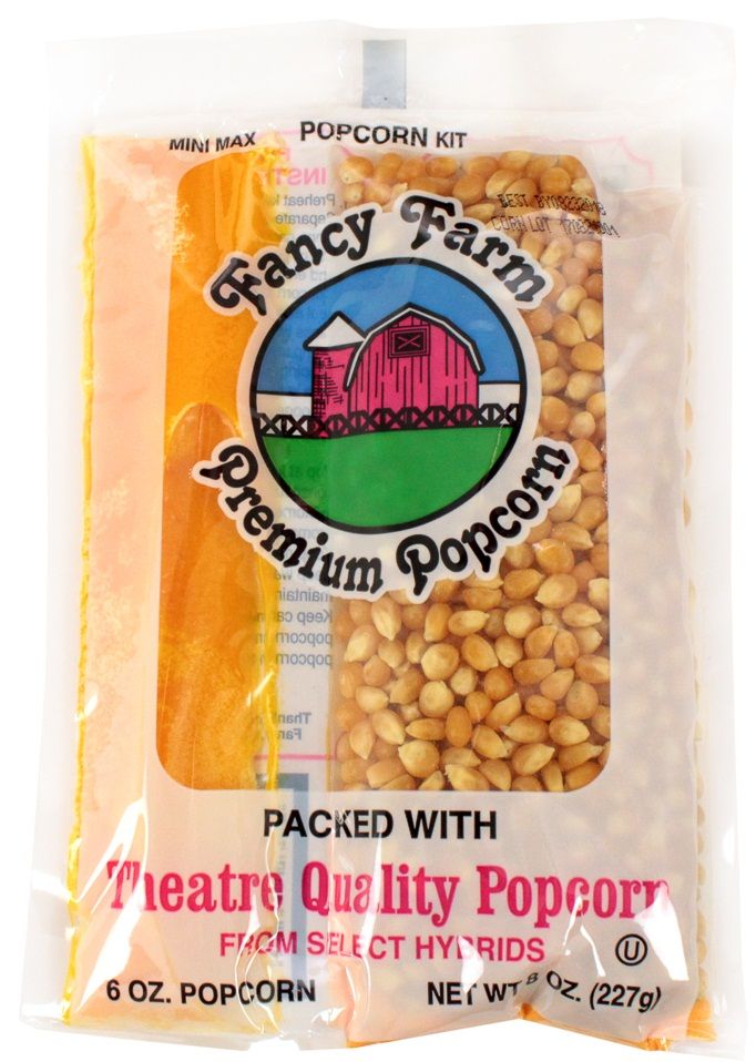 Fancy Farms Popcorn, Cash And Carry Tray Pack, 8 Ounce -- 45 Per Case