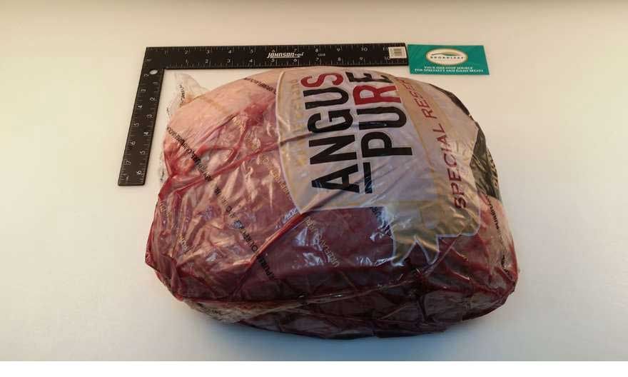 Angus Pure Raw Grass Fed Beef Knuckle, 10 Pound -- 4 Per Case
