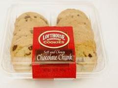 Lofthouse Traditional Wire Cut Soft And Chewy Chocolate Chunk Cookie, 15 Ounce -- 12 Per Case