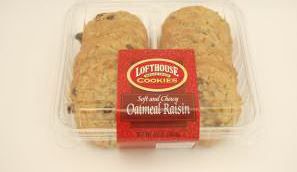 Lofthouse Traditional Wire Cut Soft And Chewy Oatmeal Raisin Cookies, 15 Ounce -- 12 Per Case