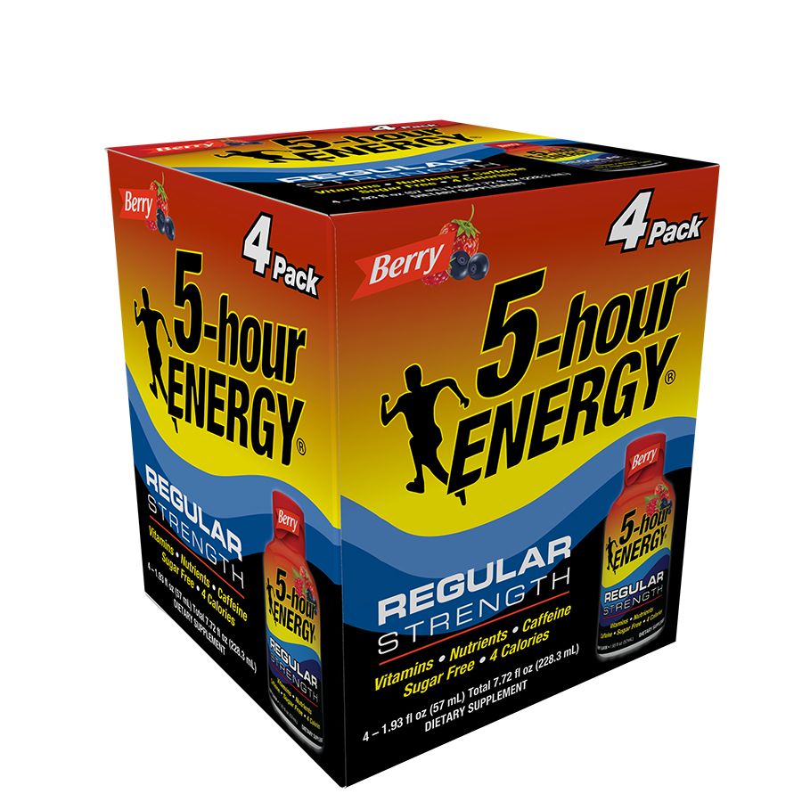 5 Hour Energy Berry Drink, 7.72 Fluid Ounce -- 48 Per Case