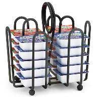 Tablecraft Heavyweight Black Powder Coated Metal Jelly Packet Rack, 5 X 3 X 5.5 Inch -- 12 Per Case